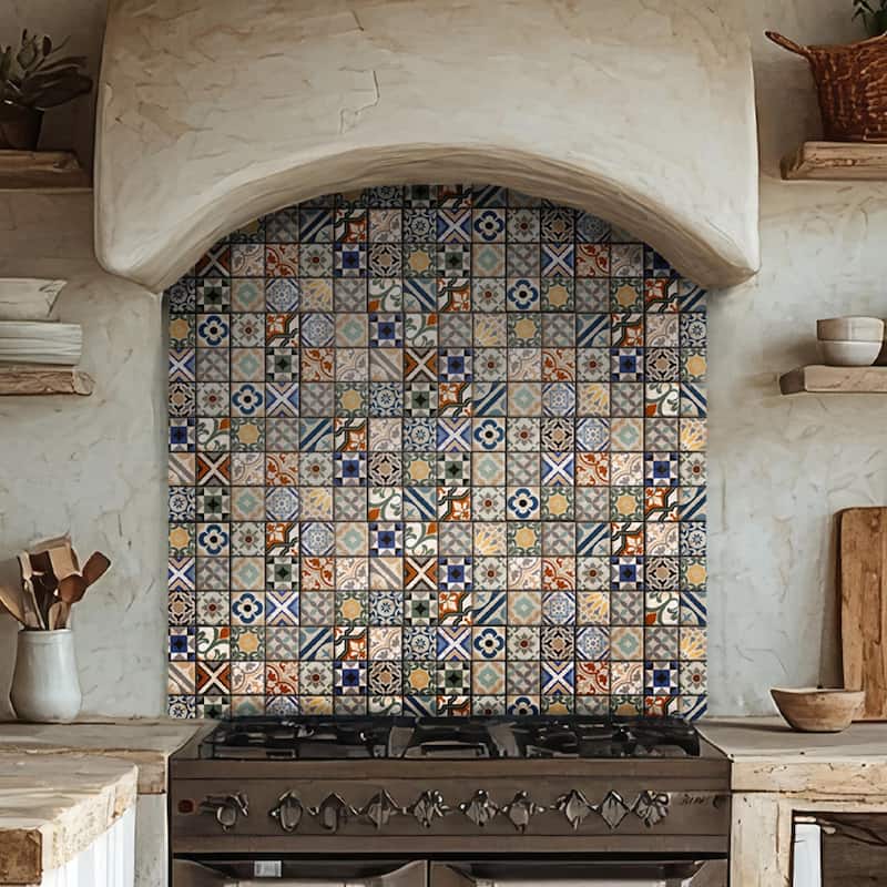 Merola Tile Benisa Taco Paladio 2-1/8" x 2-1/8" Porcelain Floor and Wall Tile - Beige