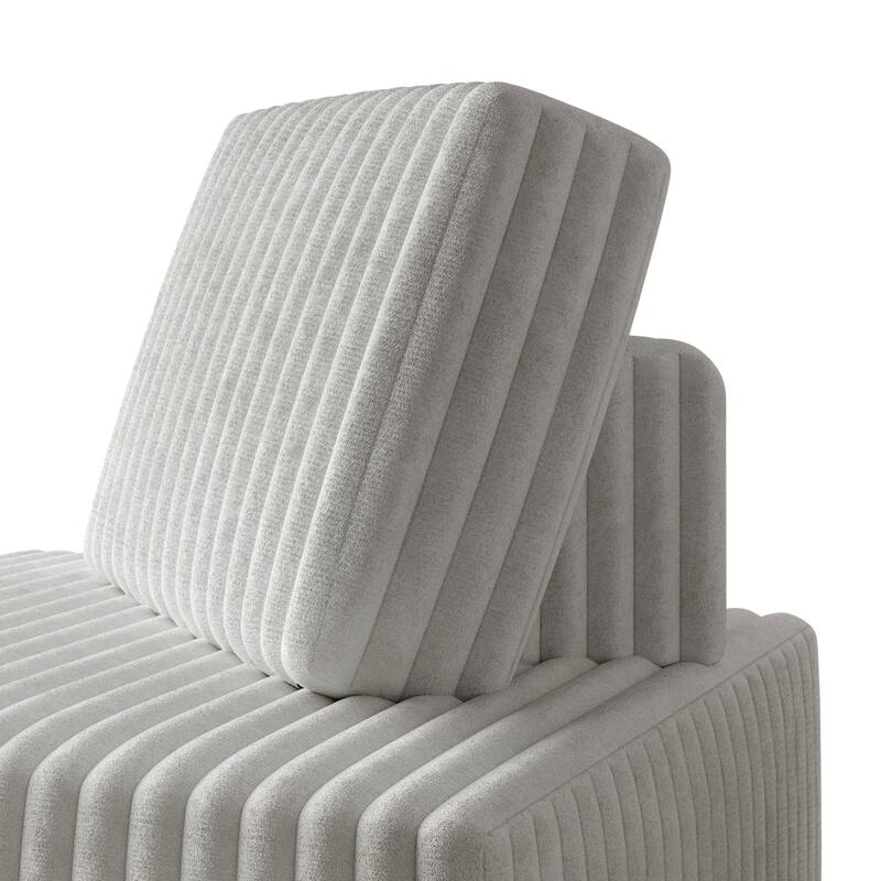 CraftPorch Luxurious Velvet Upholstered 4 Pieces Chair and 2 Corner Seat