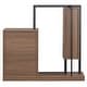 preview thumbnail 9 of 33, Modern Wardrobe Closet with Drawers Shelves and Cabinets Storage Organizer - 55.30"L