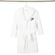 preview thumbnail 65 of 100, Sweet Kids 100% Polyester SUPER PLUSH Double Brushed Hooded Bathrobe with Navy Script Monogram