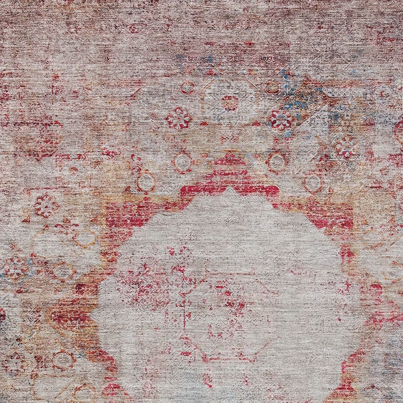 HomeRoots Oriental Traditional Rectangle Outdoor Rug