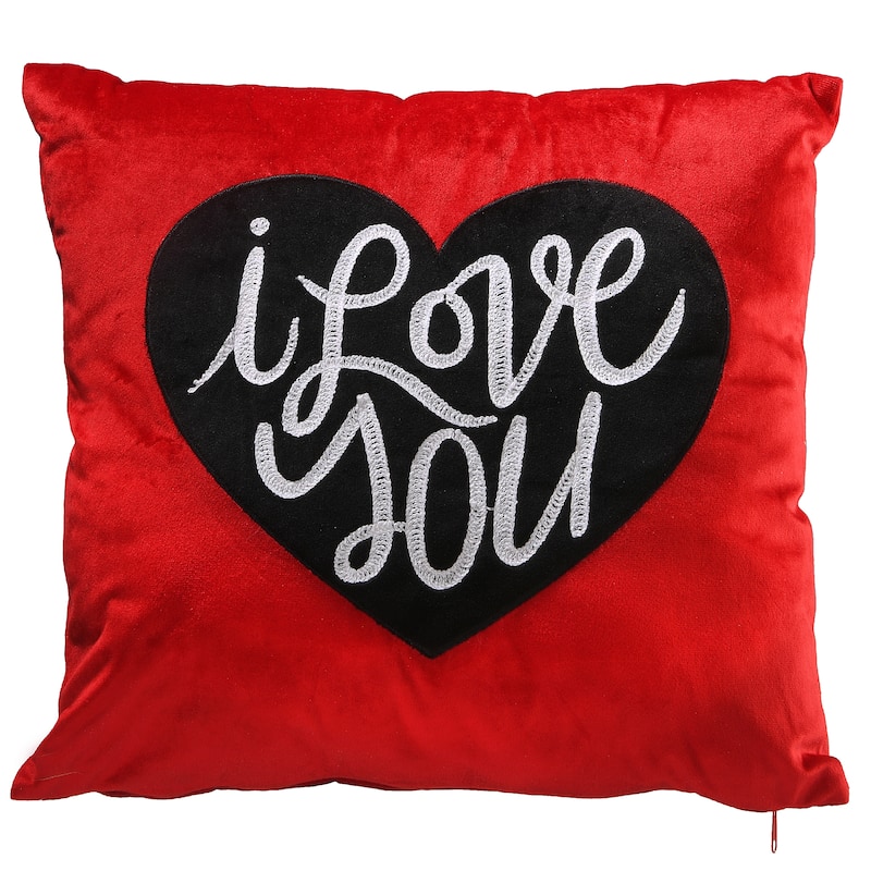 National Tree Company 16 in. "I Love You" Pillow