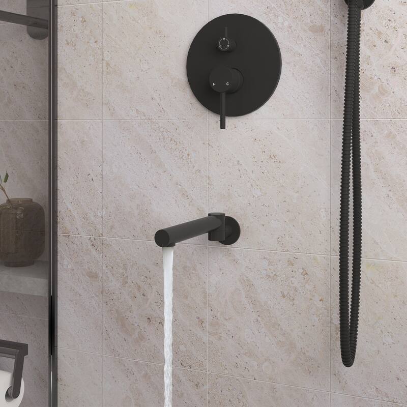 10-Inch Wall Mount Round Shower Set