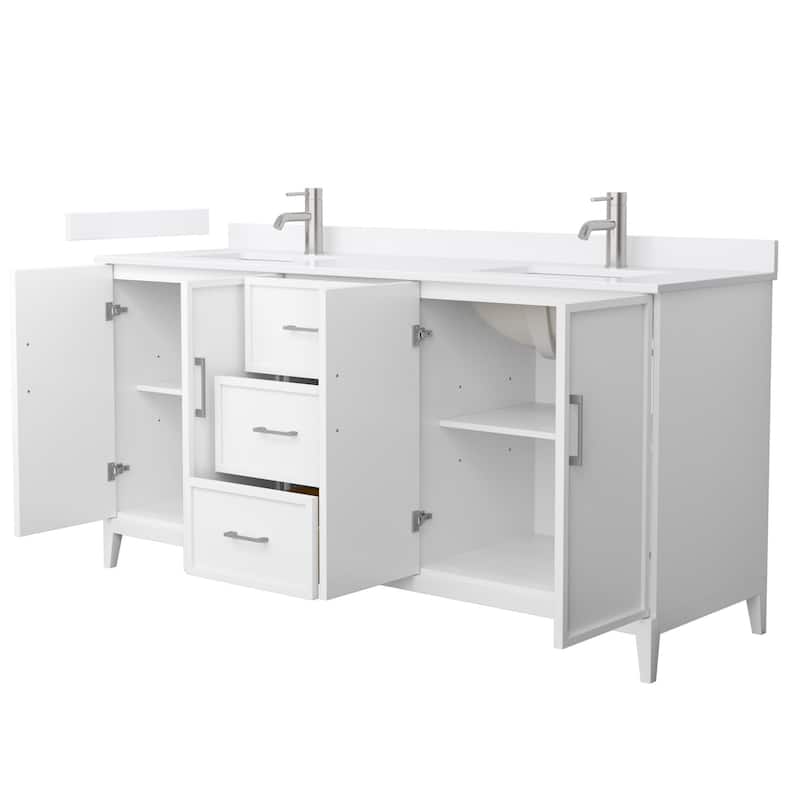 Wyndham Collection WCH717172D-VCA-UNSMXX Elan 72" Free Standing Double
