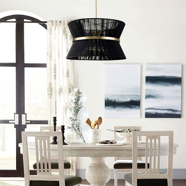 Large drum chandelier dining room 2025