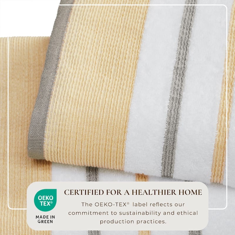 Linery & Co. Luxury Cotton Decorative Towel Set.