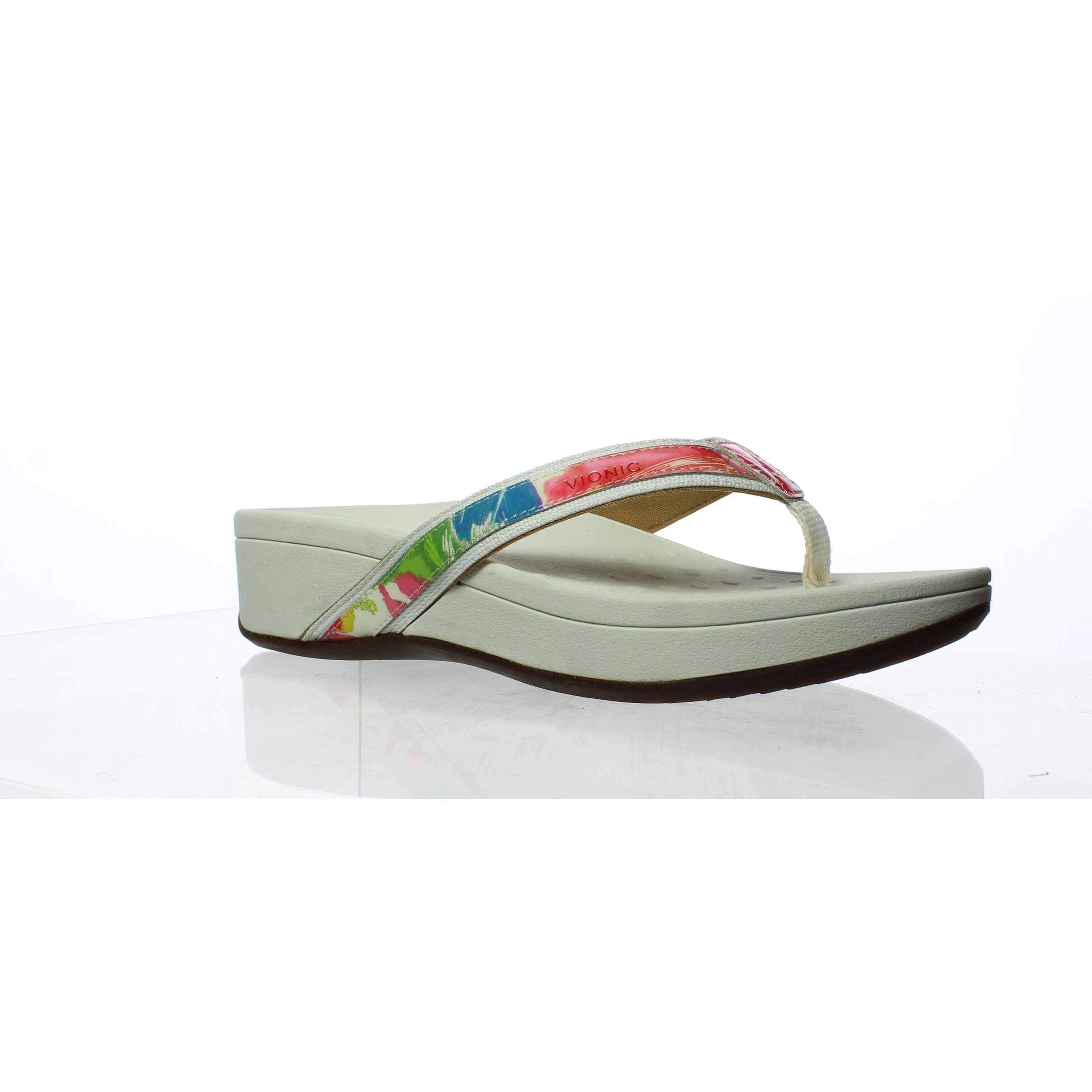 vionic white flip flops