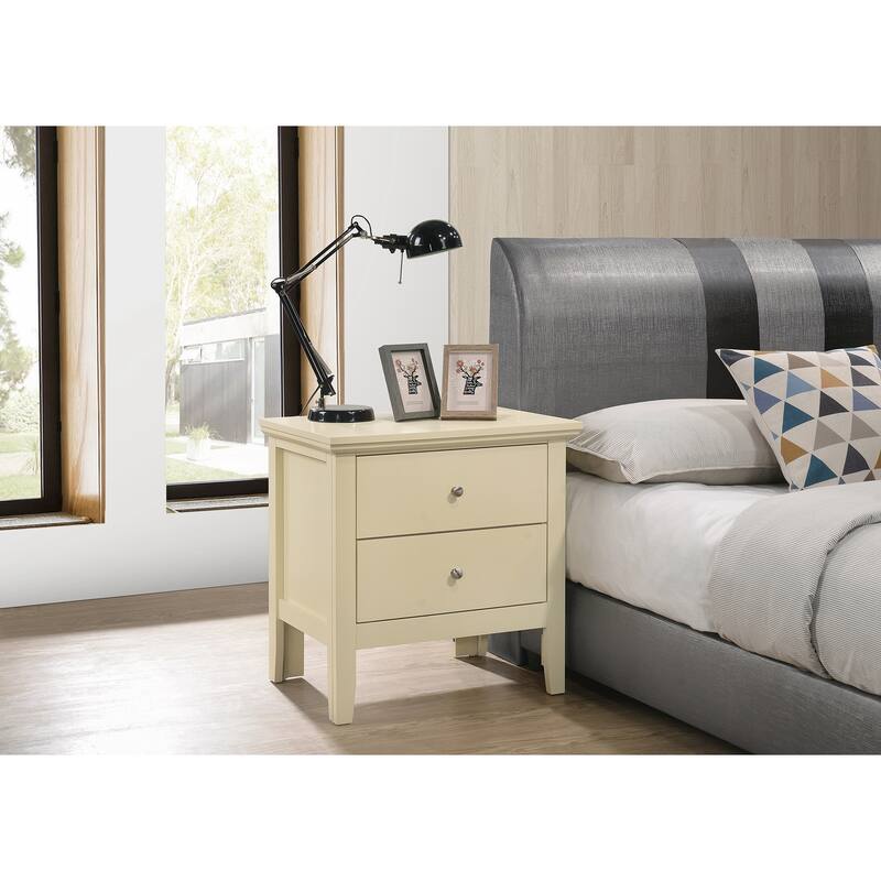 Storage Nightstand with 2-Drawer