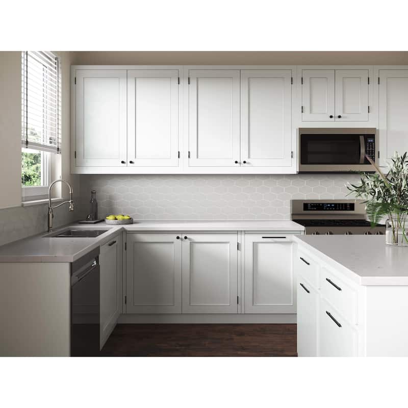 Cruz Bay Studio MKT2872 Long Hex - 11" x 11" Geometric Floor and Wall