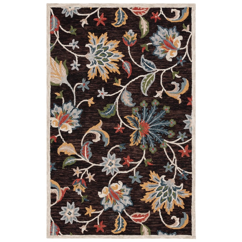 SAFAVIEH Handmade Blossom Sussan Modern & Contemporary Wool Rug