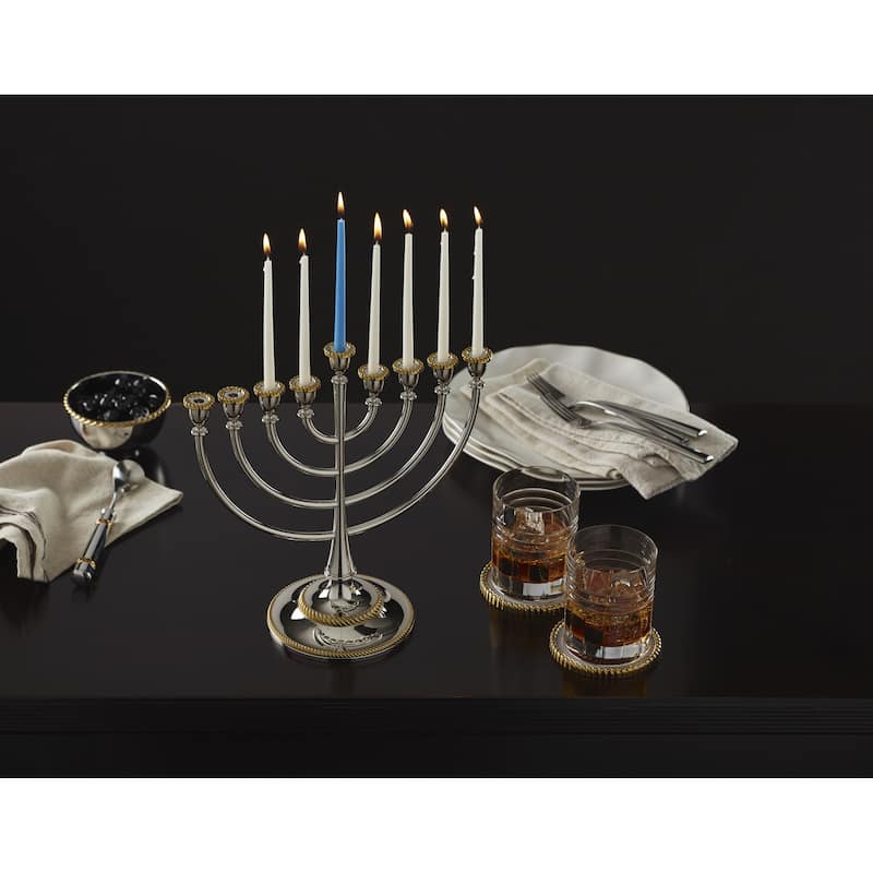 Reed And Barton Roseland Menorah