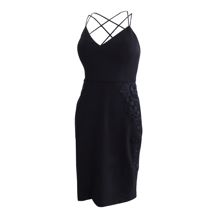 guess black and white dress