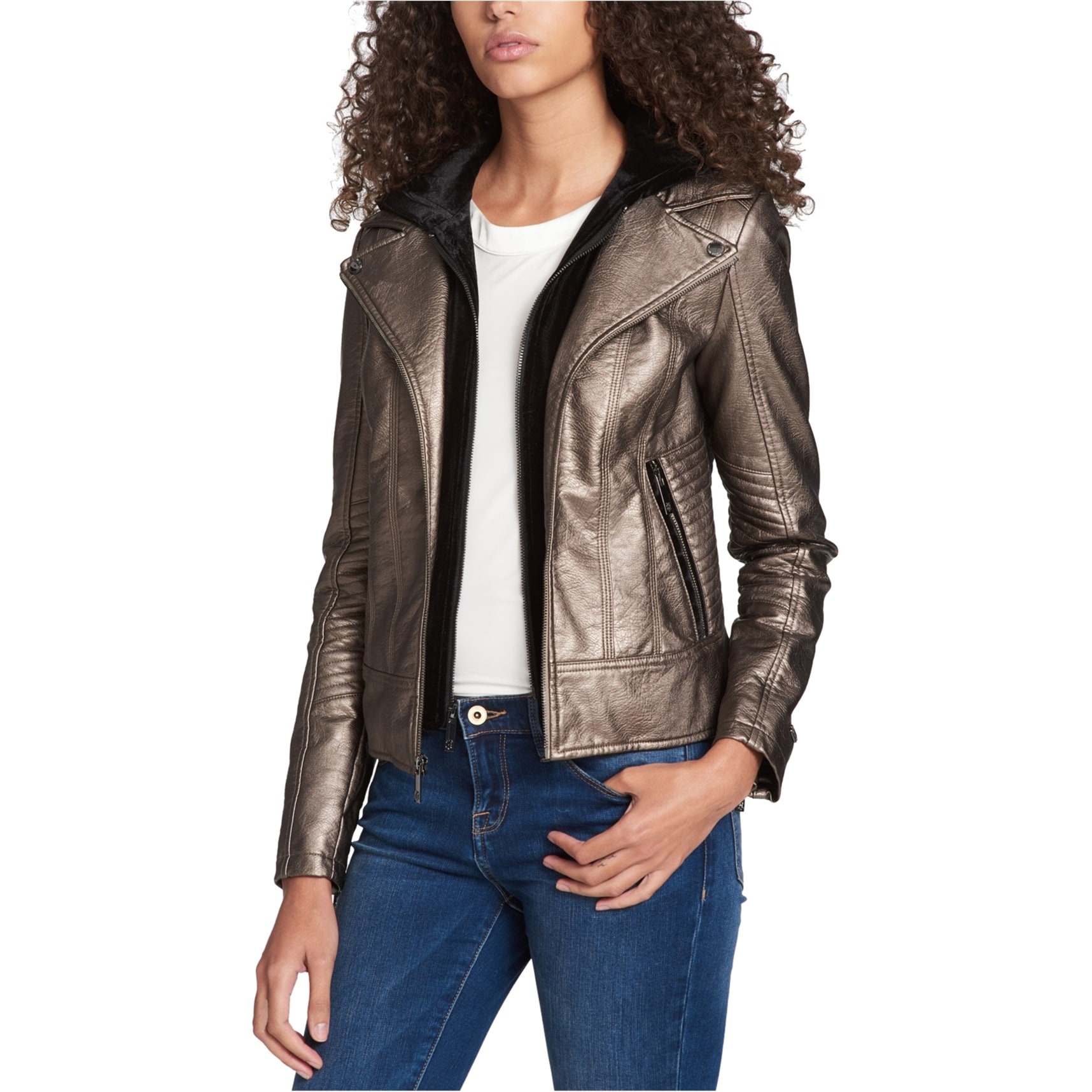 tommy hilfiger leather jacket womens