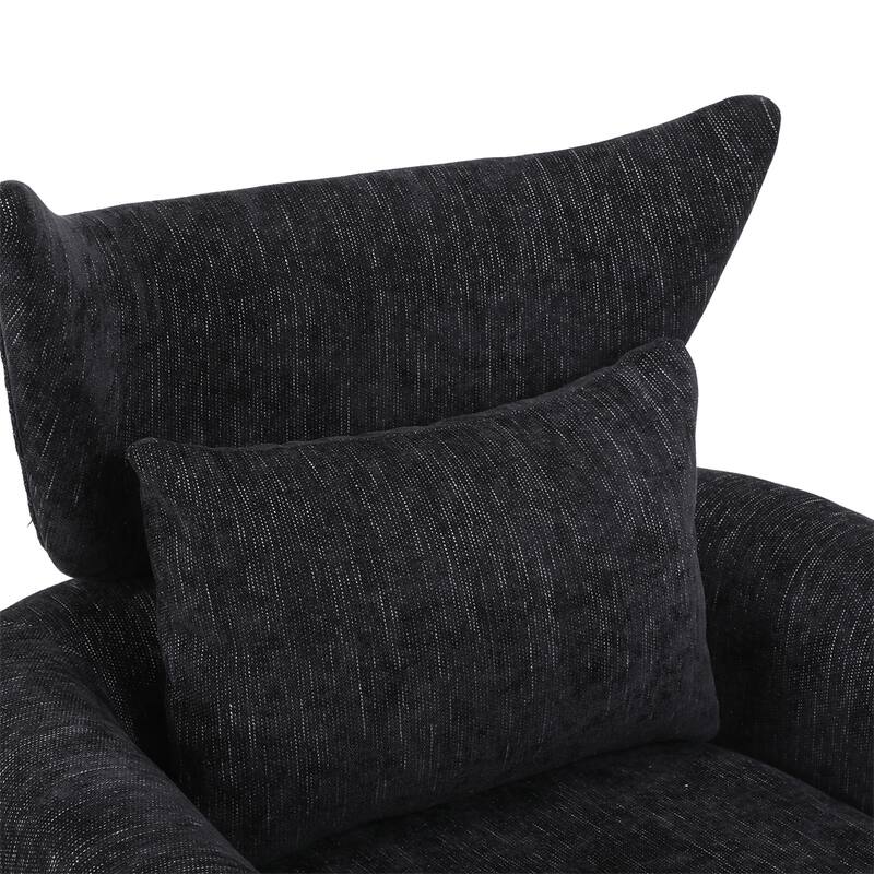 Classic Mid-Century 360-degree Swivel Accent Chair