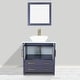 preview thumbnail 8 of 39, Vanity Art 30-inch Single Sink Bathroom Vanity Set With Engineered Marble Top and Free Mirror - 30 x 18.5 x 36 Inches