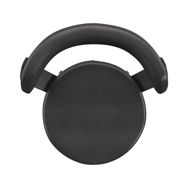 Harley Faux Leather Graphite Grey Metal Swivel Stools (Set of 2) by iNSPIRE Q Modern