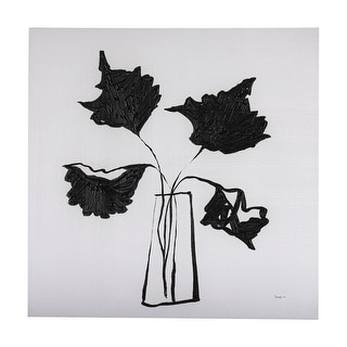Organic Line Drawing II (30 x 30) Canvas Art Print - Bed Bath & Beyond ...