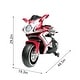 preview thumbnail 3 of 26, 12 V Kids toys motorcycle/Kids electric car/electric ride on toys for 3 4 5 6 years Boys Girls Red