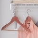 preview thumbnail 1 of 5, Household Essentials Cedar Garment Thin Hanger, Pack of 12