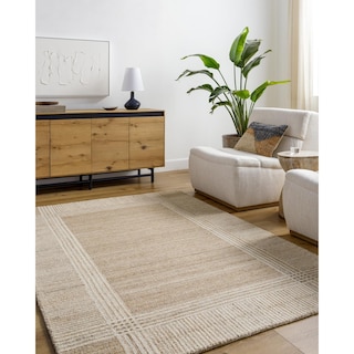 Livabliss La Puna Cottage Border Area Rug