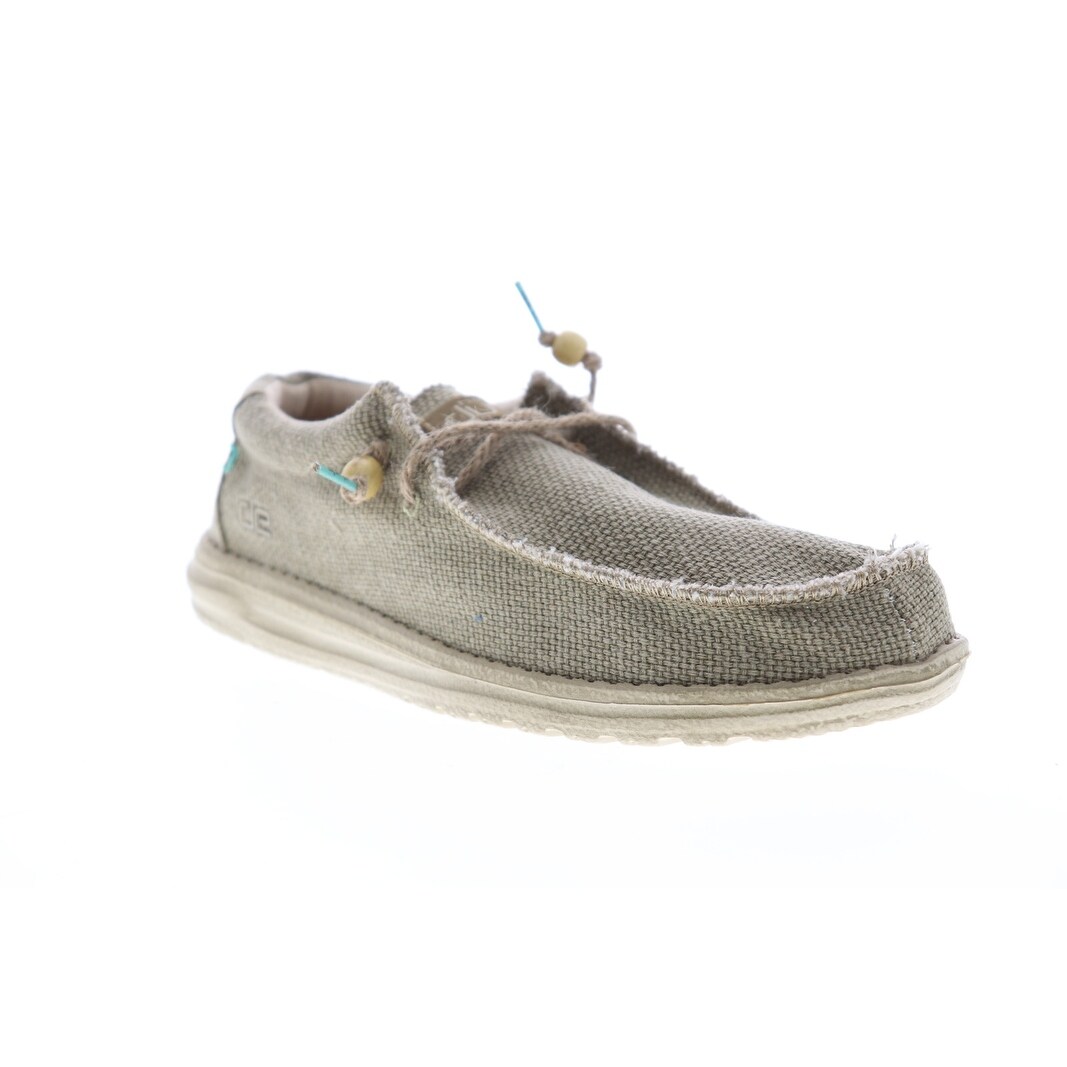 Shop Hey Dude Wally Braided Sage Mens Casual Boat Shoes