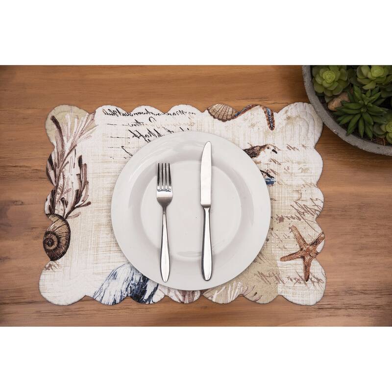 Brunswick Island Quilted Placemat Set 6