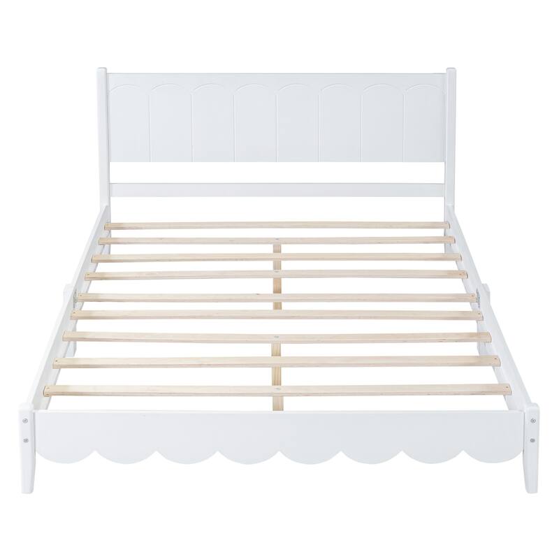 Vintage Style Platform Bed Frame