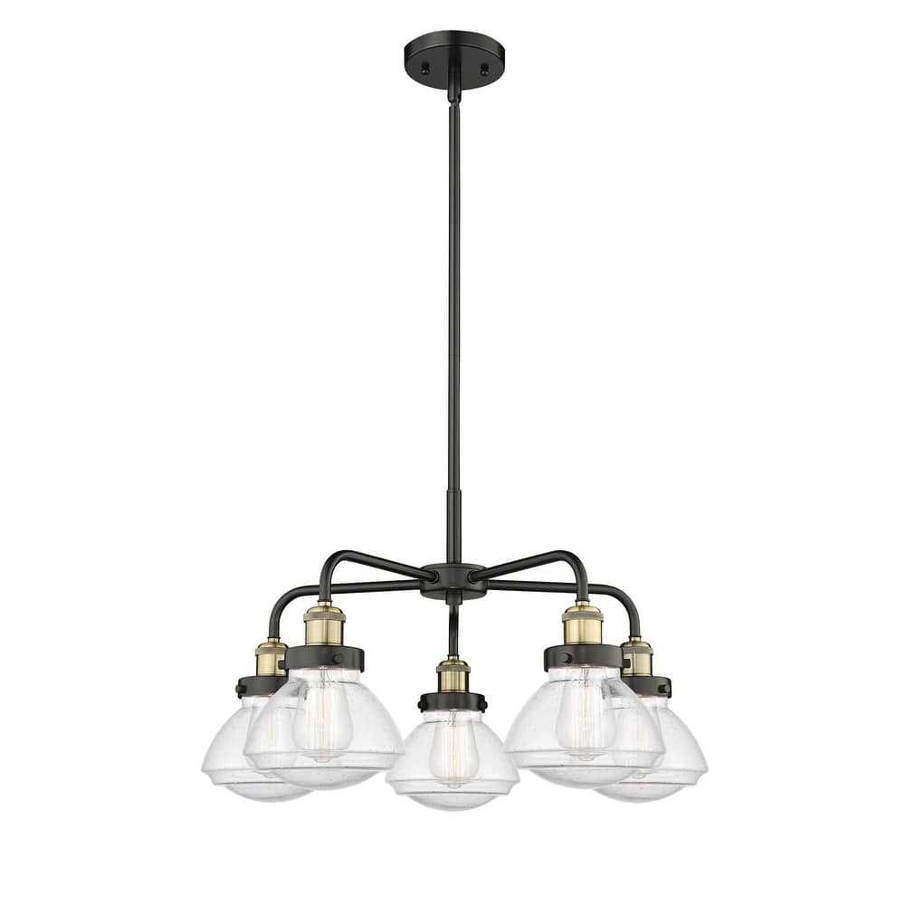 Innovations Lighting Olean - 5 Light 25" Stem Hung Chandelier