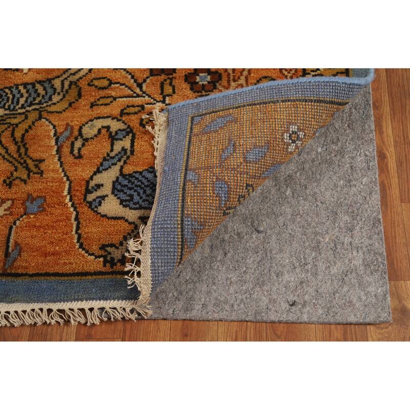 Animals Ziegler Oriental Large Rug Handmade Wool Carpet - 9'10" x 13'9"