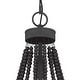 preview thumbnail 30 of 29, Cauhu 4-light Farmhouse Coastal Beaded Empire Chandelier for Dining Room - 16'' W x 16'' D x 27'' H