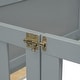 preview thumbnail 6 of 58, Twin size Floor Platform Bed with Built-in Book Storage Rack,Door
