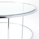 preview thumbnail 8 of 12, SEI Furniture Rainier Round Metal and Glass Coffee Coffee Table