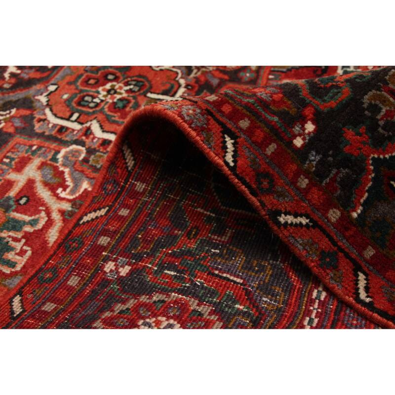 ECARPETGALLERY Hand-knotted Sarabi Red Wool Rug - 7'1 x 9'9