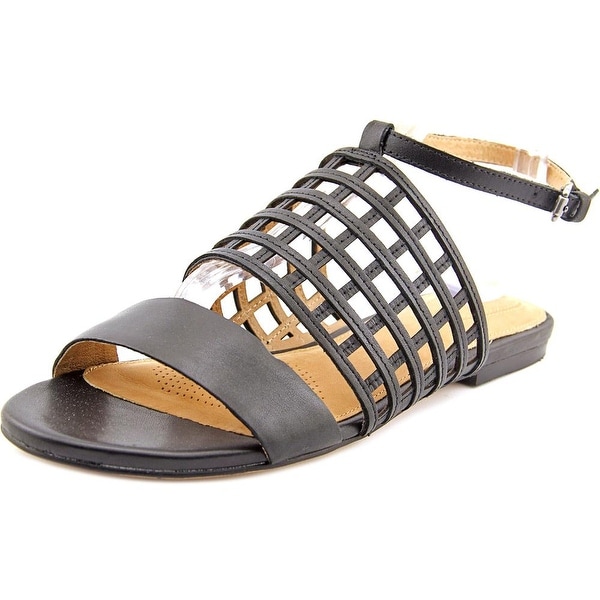 Corso Como Summa Women Open-Toe Leather Slingback Sandal