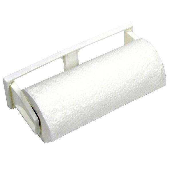slide 1 of 2, Chef Craft Paper Towel Roll Holder - Durable Plastic Wall Mount Design with Screws 3 Pack
