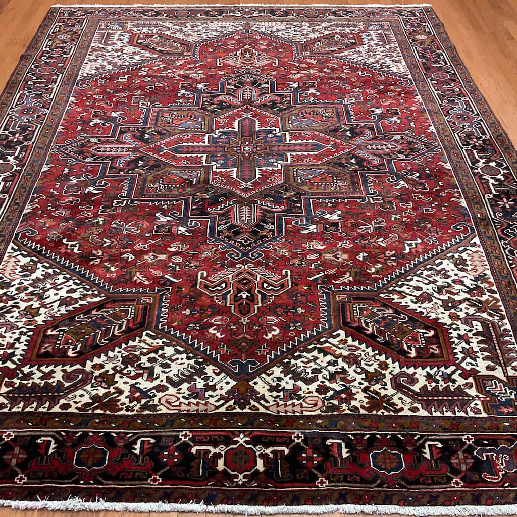 HERAT ORIENTAL Handmade Fine Heriz Rug - 8'9" x 11'3"