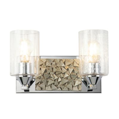 2 Light Bath/Vanity Light in Chrome