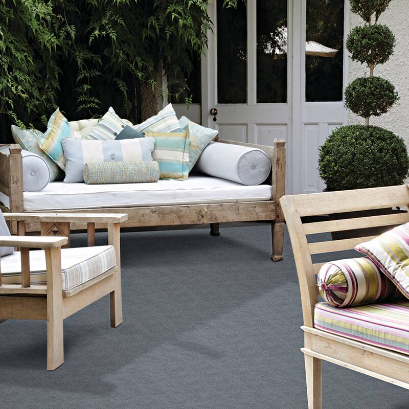 Foss Floors Hobnail 24"x24" Peel and Stick Indoor/Outdoor Carpet Tiles 15/Box
