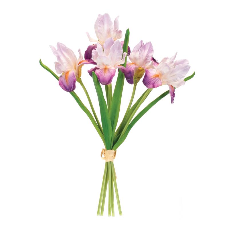 Purple Iris Floral Bundle (Set of 2) - Pruple, Green
