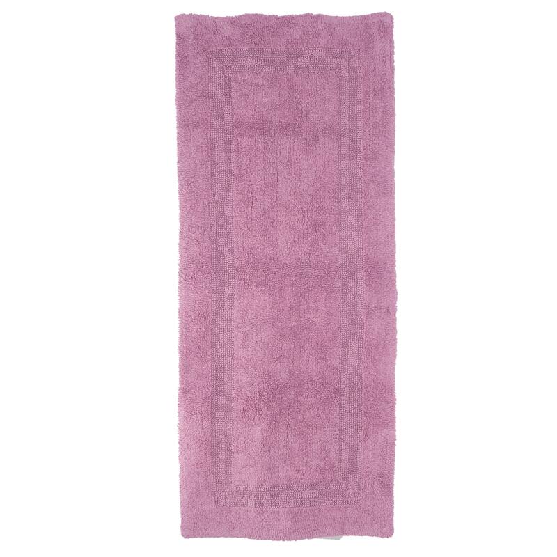 Bath Mat - 60x24-Inch Plush Cotton Bathroom Runner by Windsor Home