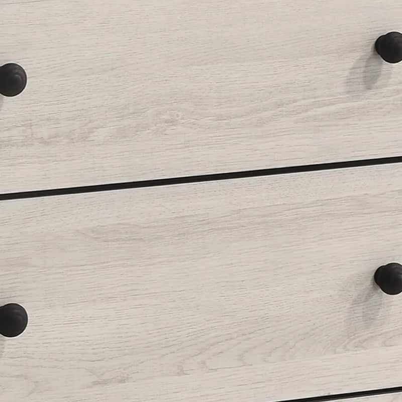 Cuzzy Tall Dresser Chest with 4 Drawers, Natural White Wood