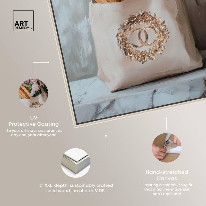 Chic Carryall I Canvas by Art Remedy