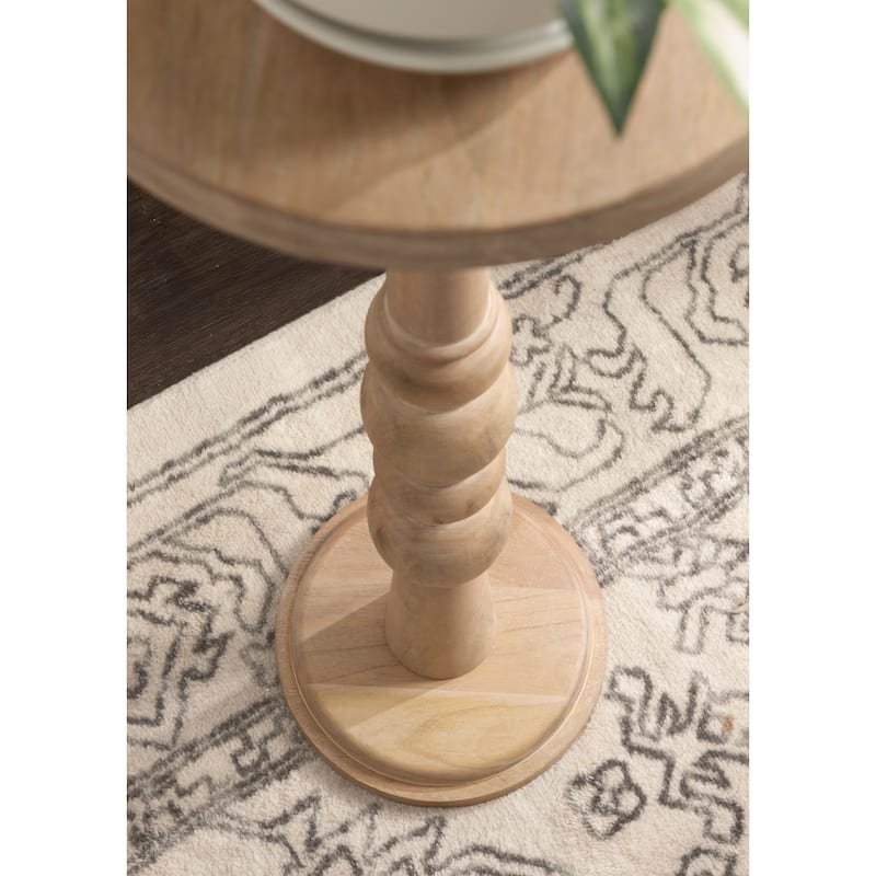 Kate and Laurel Wegner Wooden Drink Table