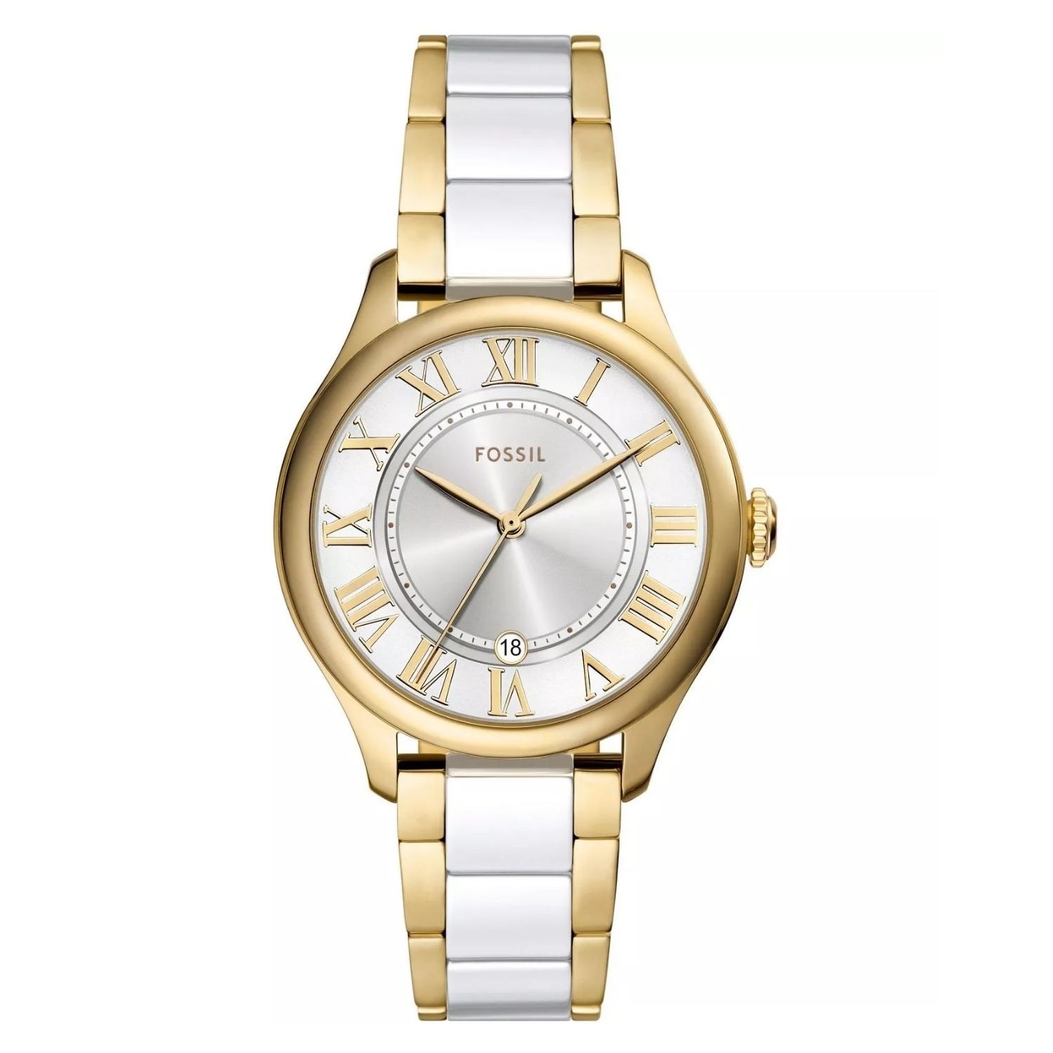 Fossil Gilmore Women\'s 38mm Stainless Steel Quartz Watch Fossil Gilmore Silver Dial Stainless Steel Ladies Watch ES5395 main image 4
