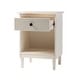 preview thumbnail 7 of 31, Walker Edison Bullrushes 1-Drawer Solid Wood Nightstand (Set of 2)