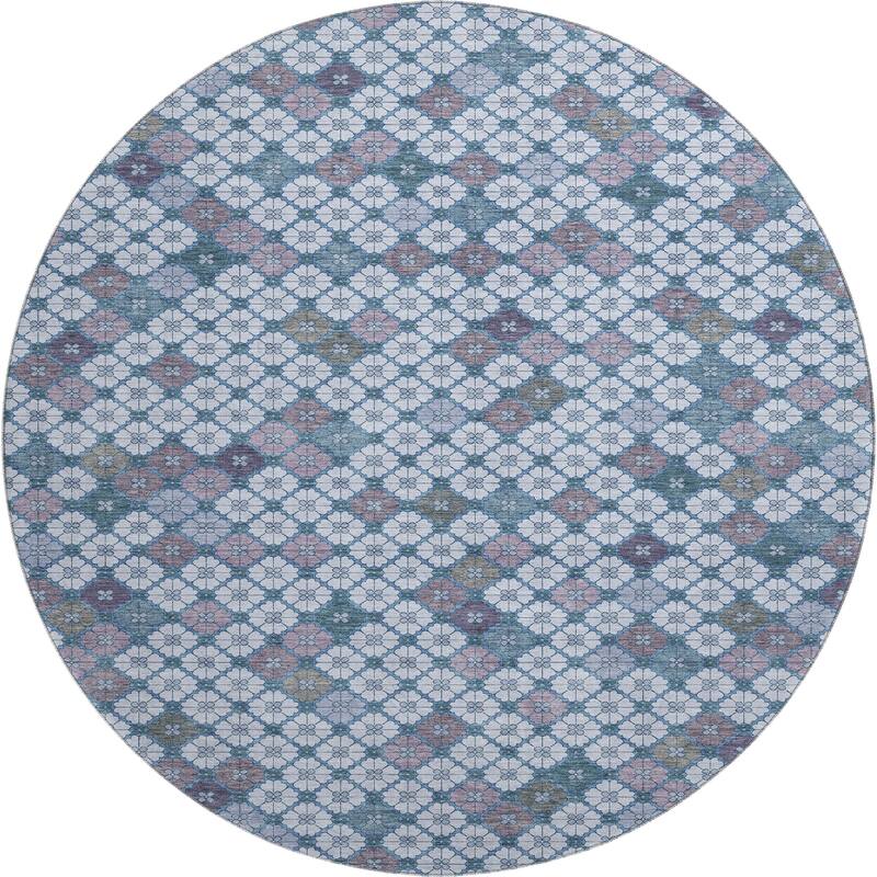 Premium Washable Super Soft Modern Mosaic Mayfield Rug