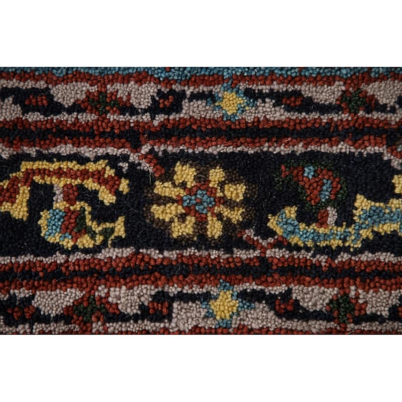 Blue Oushak Accent Rug Hand-Knotted Wool Carpet - 4'0"x 5'11"