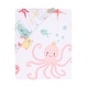 preview thumbnail 3 of 3, Bedtime Originals Ocean Mist Ocean Sea Animals Fitted Crib Sheet - White