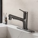 preview thumbnail 5 of 27, 7.8" H Single-Handle Bathroom Sink Faucets with Pull Out Sprayer, Single Hole Vessel Faucet With Deck Plate