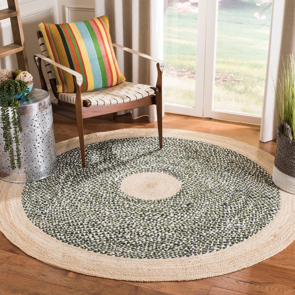 SAFAVIEH Handmade Cape Cod Edelfriede Coastal Jute Rug